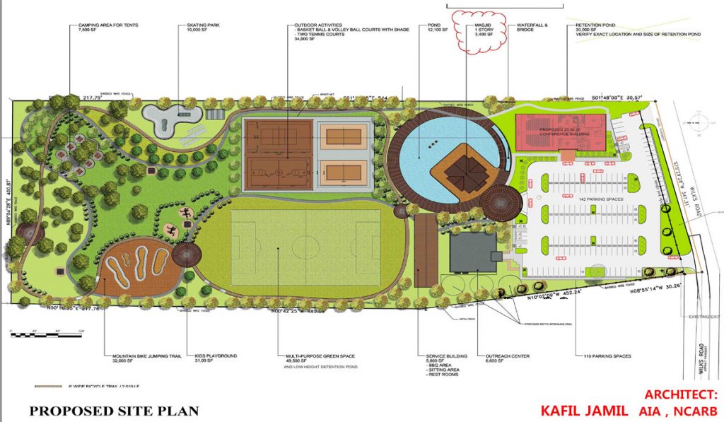 ICNA Site Plan. Cypress , TX.